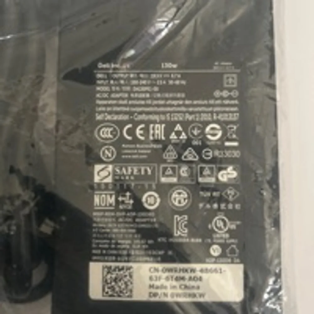 Dell Charger Adapter 130W Black - Picture 2 of 4